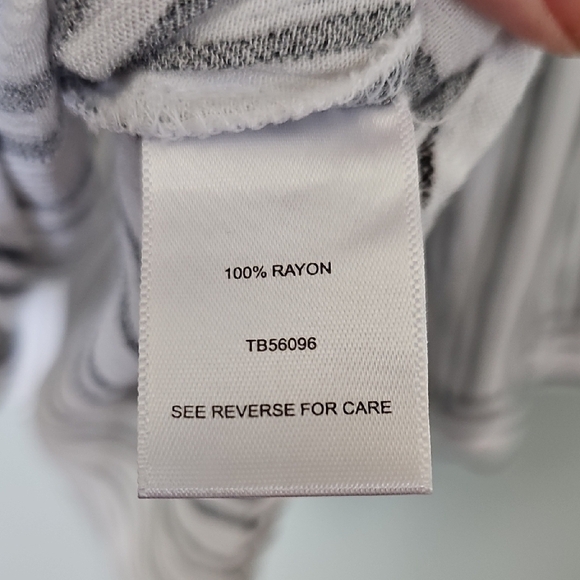 Vixbe Casual Shirttail Striped Button Down Knot front Shirt XXL - Picture 8 of 10